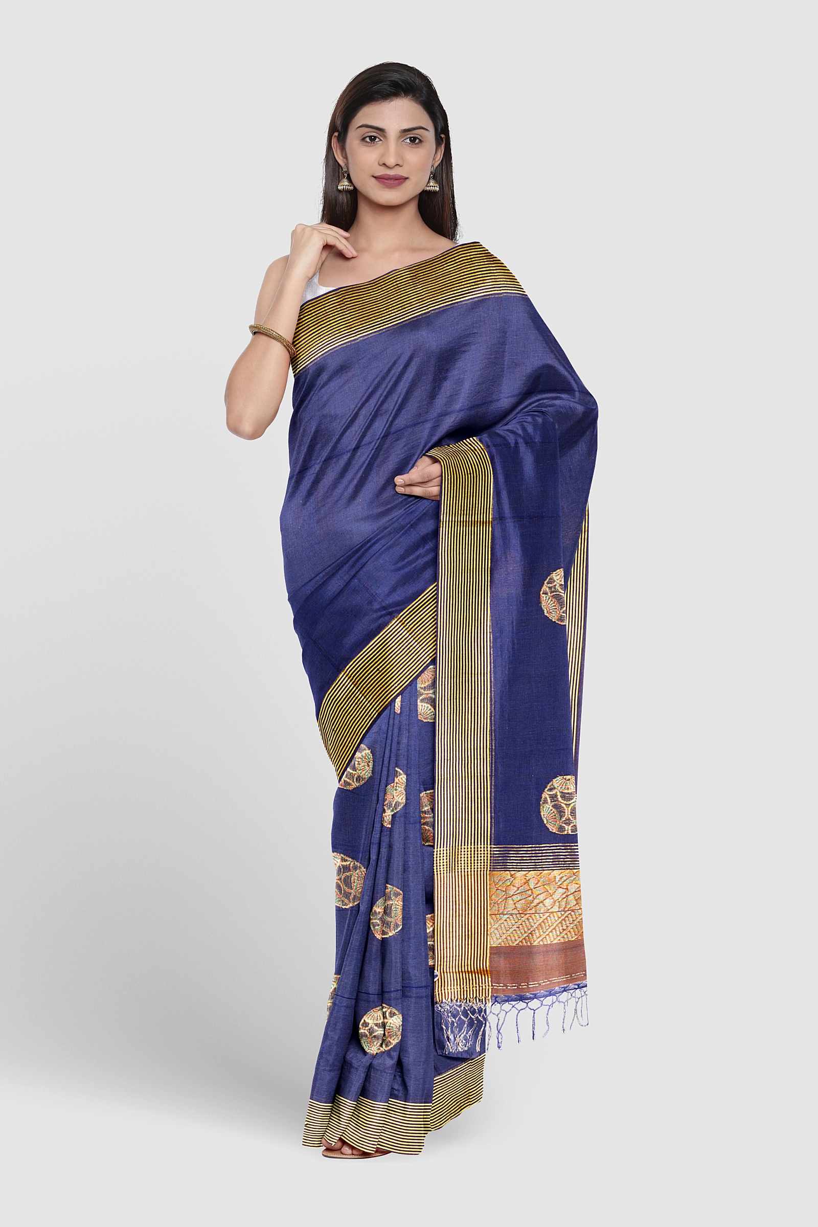 HANDLOOM,COTTON,TANGAILSAREE,NATURAL FEBRIC,HANDLOOM MARK - Image 4
