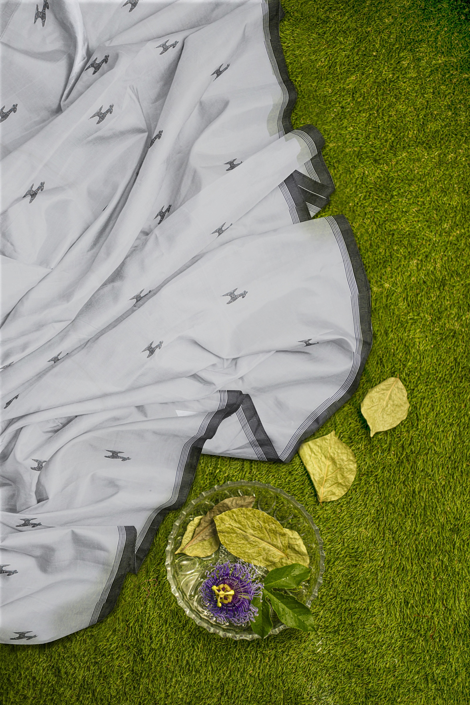 HANDLOOM,COTTON,TANGAILSAREE,NATURAL FEBRIC,HANDLOOM MARK - Image 2