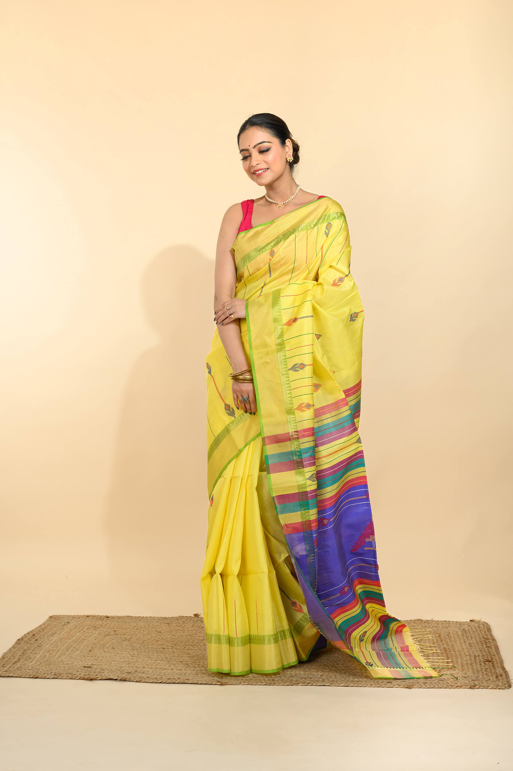 Kalakhetra Silk Saree – Tantvithi Nova Pure Silk - Image 6