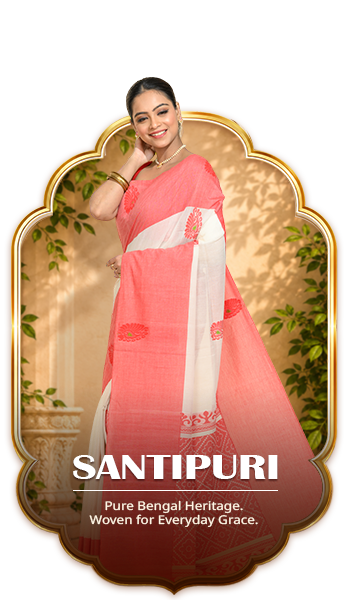 Authentic Santipuri Saree Collection