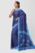 Navy Blue Tangail Cotton Saree - Image 5