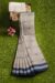 Steel Grey Tangail Cotton Saree - Image 3