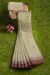 Khaki Tangail Handloom Cotton Saree - Image 3