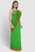 Light Green Cotton Saree - Image 4