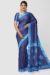 Navy Blue Tangail Cotton Saree - Image 2