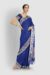 Navy Blue Cotton Tangail Saree - Image 2