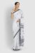 White Tangail Handloom Cotton Saree - Image 4