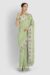 Light Green Tangail Handloom Saree - Image 4