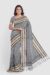 Grey Handloom Cotton Saree – Tantvithi Traditional Woven Saree - Image 4