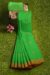 Light Green Cotton Saree - Image 3