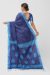 Navy Blue Tangail Cotton Saree - Image 3