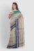 Steel Grey Tangail Cotton Saree - Image 5