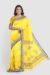 Handloom Tangail Saree Yellow - Image 5