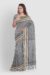 Grey Handloom Cotton Saree – Tantvithi Traditional Woven Saree - Image 5