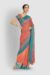 Tangerine Orange Tangail Khaddar Saree - Image 3