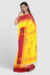 Mustard Yellow Khaddar Cotton Saree - Image 2
