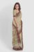 Khaki Tangail Handloom Cotton Saree - Image 2