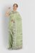 Light Green Tangail Handloom Saree - Image 2