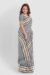 Grey Handloom Cotton Saree – Tantvithi Traditional Woven Saree - Image 2