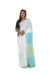 Pure Handloom Cotton Saree – Tantvithi Aqua Whisper - Image 5