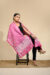 Tantvithi Padmalata Pink Kantha Stitch Silk Scarf - Image 4