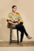 Patchwork Kantha Art Silk Scarf – Tantvithi Baul Handcrafted - Image 2