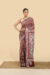 Art Silk Kantha Saree – Tantvithi Zira Maroon - Image 6