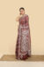 Art Silk Kantha Saree – Tantvithi Zira Maroon - Image 4