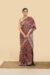 Art Silk Kantha Saree – Tantvithi Zira Maroon - Image 3