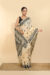 Semi Tussar Kantha Saree – Tantvithi Elira Cream Black - Image 6