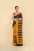 Cotton Batik Saree – Peetrekha Mustard Saree | Tantvithi - Image 2