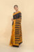 Cotton Batik Saree – Peetrekha Mustard Saree | Tantvithi - Image 4