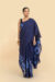 Cotton Batik Saree – Neelmandala Blue Saree | Tantvithi - Image 2