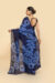 Cotton Batik Saree – Neelmandala Blue Saree | Tantvithi - Image 6