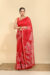 Chanderi Saree – Lalpata Red Handloom Saree | Tantvithi - Image 2