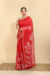 Chanderi Saree – Lalpata Red Handloom Saree | Tantvithi - Image 3