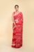 Raktrekha Red Cotton Batik Saree - Image 2