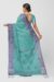 Sea Green Tangail Cotton Saree - Image 5