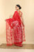 Chanderi Saree – Lalpata Red Handloom Saree | Tantvithi