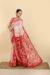 Chanderi Batik Silk Saree – Raktaraga Red Saree | Tantvithi