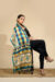 Ivory Kantha Silk Stole with multicolour Baul art hand embroidery