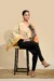 Rust Orange Kantha Check Stole - Image 2
