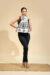 White Color Kantha Stole Silk - Image 4