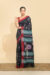 Black Kantha Cotton Saree - Image 2