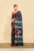 Black Kantha Cotton Saree - Image 3