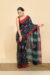 Black Kantha Cotton Saree - Image 4