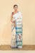 Off-White Cotton Kantha Saree - Image 2