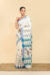 Off-White Cotton Kantha Saree - Image 3